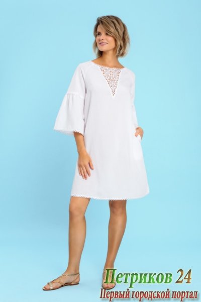 Туника женская (белый, 2XL (52))