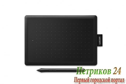 Планшет для рисования WACOM One CTL-472 черный/красный