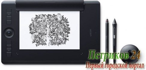 Планшет для рисования WACOM Intuos Pro Paper PTH-660P-R черный