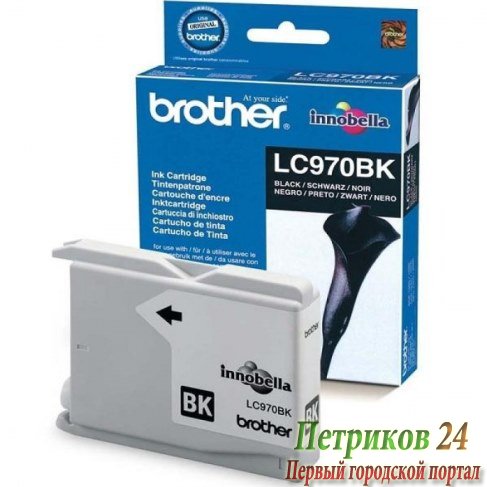 Картридж струйный Brother LC970BK