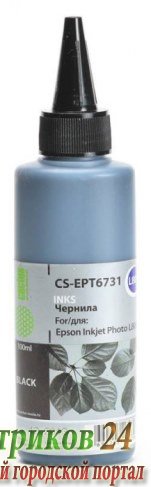 Чернила Cactus CS-EPT6731 100 мл черный