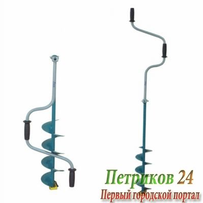 Ледобур Тонар ЛР-150Д (150 мм) двуручный, левый, прямые ножи