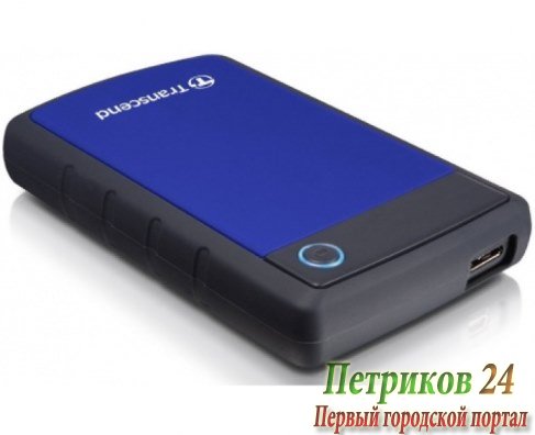 Внешний жесткий диск Transcend StoreJet 25H3 1TB (TS1TSJ25H3B) Blue
