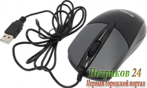 Мышь SVEN RX-112 USB серый