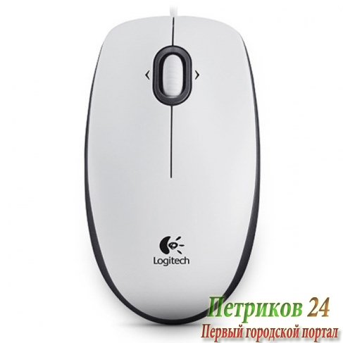 Компьютерная мышь Logitech B100 White USB