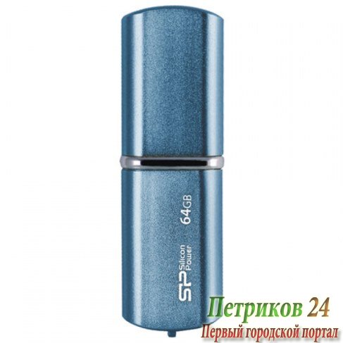Флеш диск Silicon Power 64Gb LuxMini 720 SP064GBUF2720V1D синий