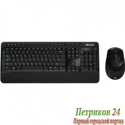 Клавиатура+мышь Microsoft Wireless Desktop 3000 USB BlueTrack (MFC-00019) Black Retail
