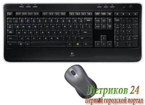 Клавиатура + Мышь Logitech Wireless Combo MK520 Black USB (920-002600)