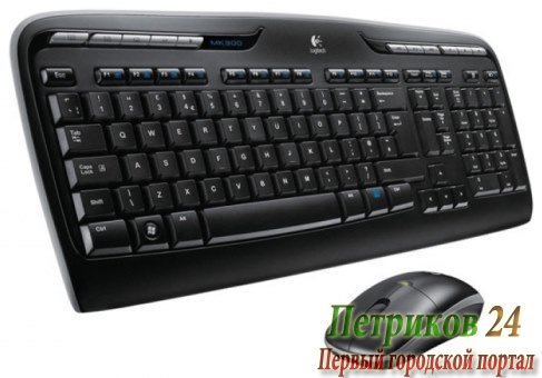Клавиатура + Мышь Logitech Wireless Combo MK330 Black USB (920-003995)