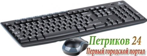 Клавиатура + Мышь Logitech Wireless Combo MK270 Black USB (920-004518)