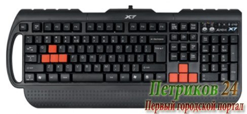 Клавиатура A4TECH X7-G700 Black PS/2