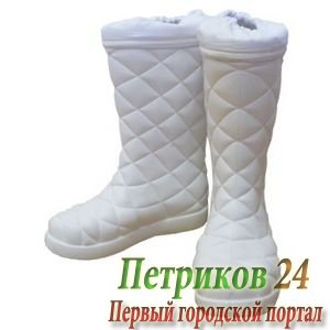 Сапоги зимние WOODLINE ЭВА -45, белые (990-45)