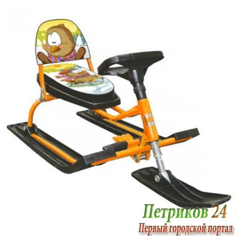 Снегокат Барс со складной спинкой Comfort Snowbirds 128 (веня)
