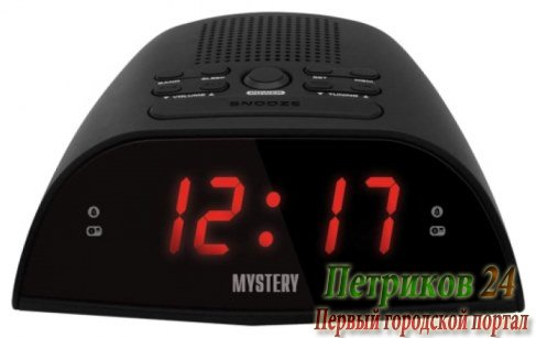 Радиобудильник Mystery MCR-48 black&red