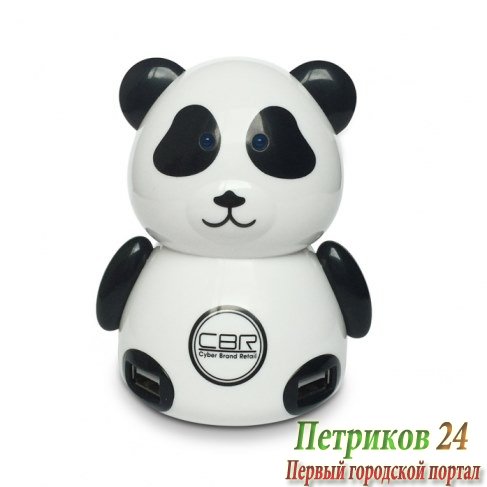 Концентратор USB 2.0 CBR MF 400 Panda