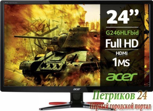 Монитор Acer G246HLFbid Black UM.FG6EE.F01