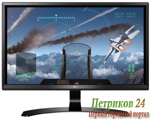 Монитор LG 24UD58-B черный
