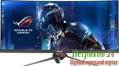 Монитор ASUS PG348Q черный