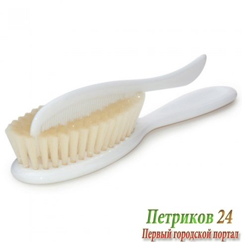 Расческа мягкая с гребешком Canpol babies 2/417 белый