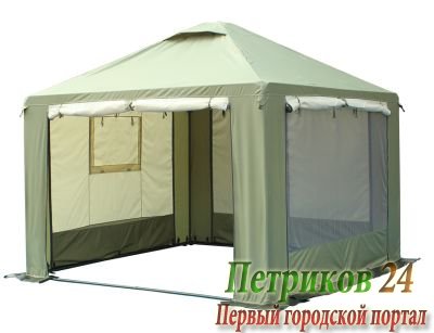 Тент туристический Пикник-Люкс 3,0х3,0 со стенками