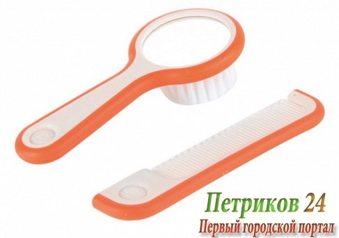 Щетка с зеркалом и расческа Bebe Confort 3106208000/3106209000 коралловый