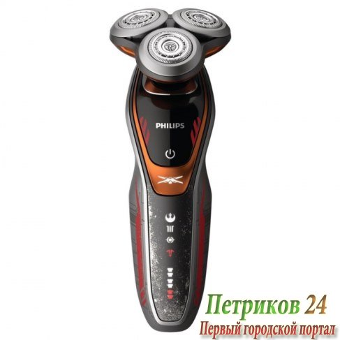 Электробритва Philips SW6700/14 серебристый/оранжевый