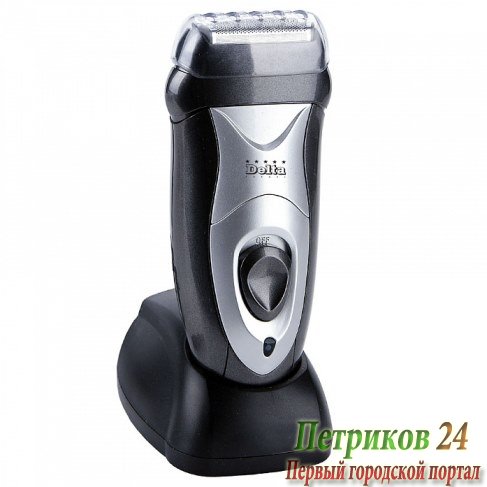 Электробритва DELTA DL-0711 серебристый с черным