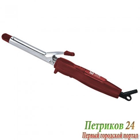 Щипцы для завивки волос Home-Element HE-HB 401 бордовый гранат