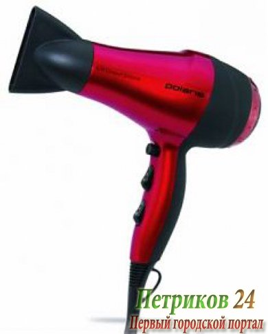 Фен Polaris PHD 2077i Красно-черный