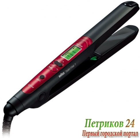 Выпрямитель для волос Braun ST 750 Solo черный/красный