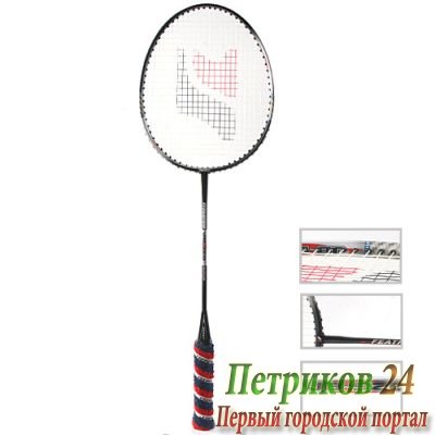 Ракетка для бадминтона Joerex JB920 в чехле (ручка - карбон)