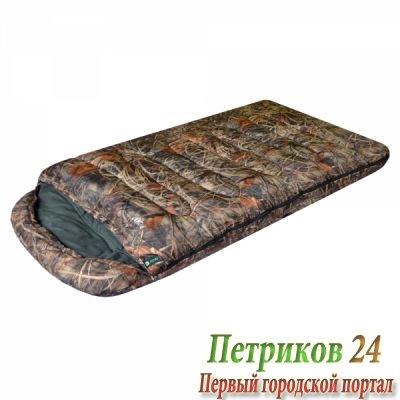 Спальный мешок Prival Берлога 2 КМФ (110см, капюшон, 450 гр./м2)