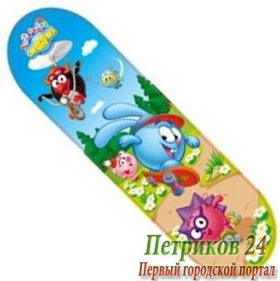 Скейтборд Смешарики SMSB102 (размер 432x152 мм)