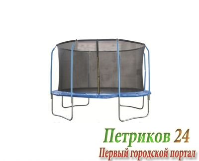 Батут Green Glade 12-футовый с двумя стойками B122 (2 коробки)