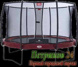 Батут BERG Elite+ 330 Красный + Сетка Comfort (37.11.81.00)