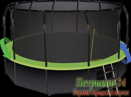 Батут HASTTINGS 16FT SKY Double ( 4,88 м)