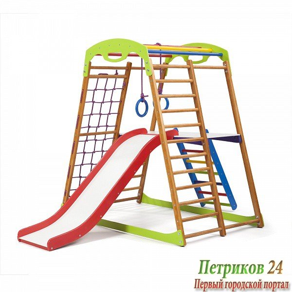 Детский спортивный комплекс для дома «BabyWood Plus 2»