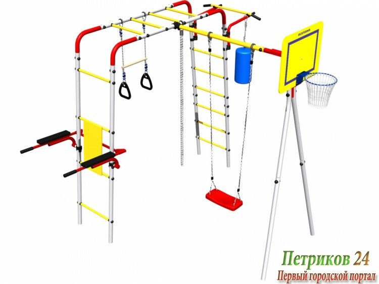 Детский спортивный комплекс (ДСК) «Карусель 3.3.19.09» Fitness дачный