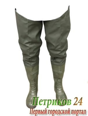 Сапоги болотные WOODLINE 195-77 олива