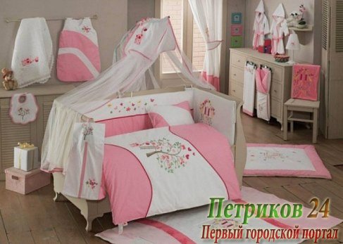 Комплект в кроватку Kidboo Sweet Home Pink 4пр