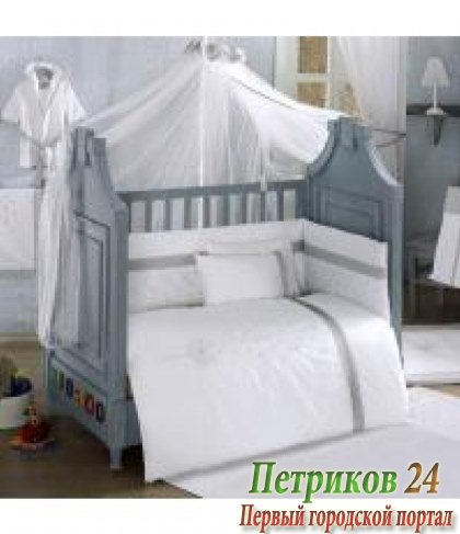 Комплект в кроватку Kidboo Blossom Linen white 3 пр