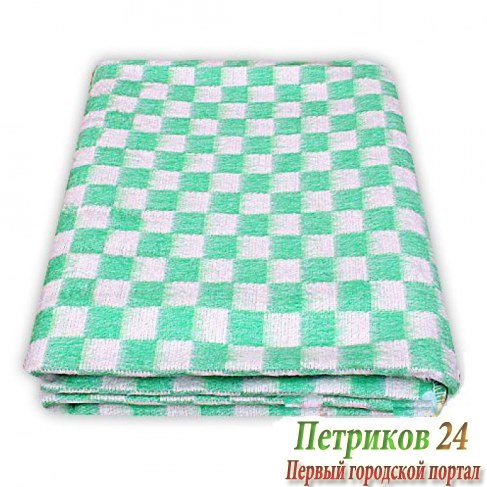 Одеяло Ермолино байковое х/б 90*112 зелёный 571ЕТ