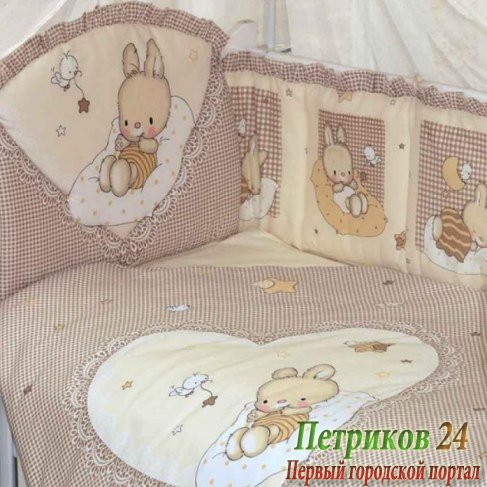Комплект постельного белья Золотой Гусь Степашка бежевый 7 предметов 1923