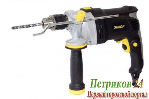 Дрель ударная Энкор ДУЭ-900ЭР/13М