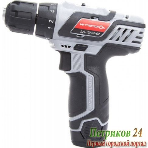 Шуруповерт ИНТЕРСКОЛ ДА-12 ЭР-02 ДМ