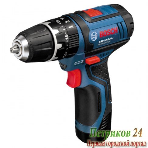 Аккумуляторная ударная дрель-шуруповерт Bosch GSB 10,8-2-LI 06019B6901
