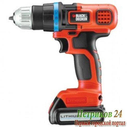 Дрель Black&Decker EGBL14K-QW