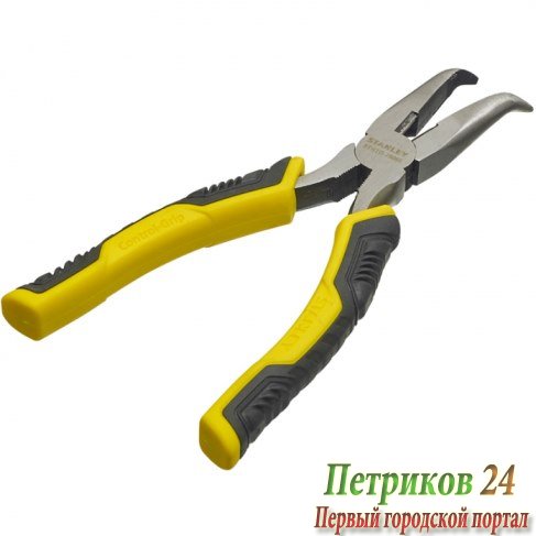 Плоскогубцы с изогнутыми губками Stanley Control-Grip 150мм STHT0-75065