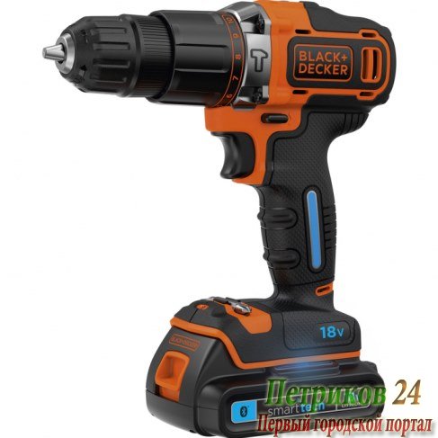 Дрель-шуруповерт Black&Decker BDCHD18-QW