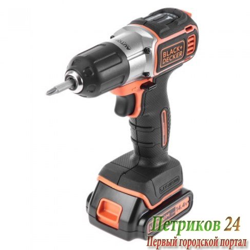 Дрель Black&Decker ASD14K-QW Autosence